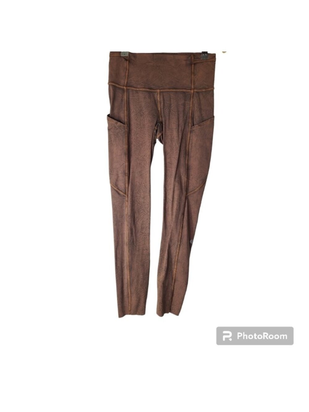 Lululemon Fast Free Tight II 25" Ice Dye *Non-Reflective Ice Wash Brown Earth- 4 - Picture 5 of 10